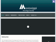 Tablet Screenshot of msoncologysociety.org